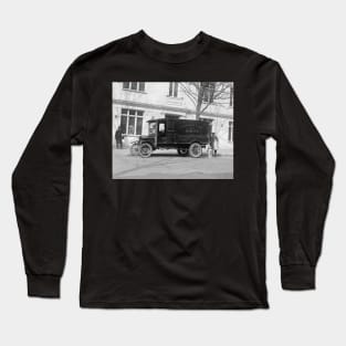 Dairy Delivery Truck, 1923. Vintage Photo Long Sleeve T-Shirt